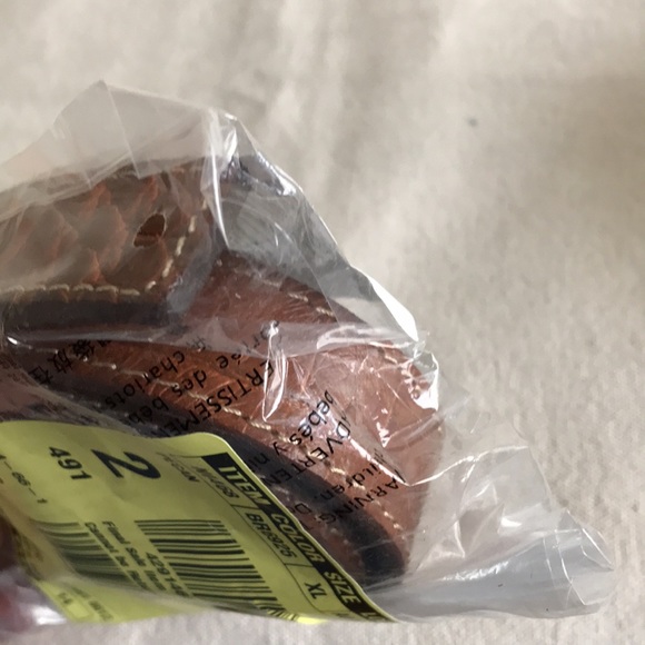 NWT Madewell Sz XL BELT - brown CROC-EMBOSSED LEATHER COVERED BUCKLE BELT - Picture 2 of 8